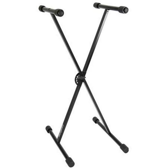 Strukture SK100-KD Single Braced Economy Keyboard Stand - Gloss Black