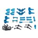 thumbnail image 2 of Completo de actualización RC CUTICAT Brazo oscilante inferior superior para vehículos Wltoys K979 K989 accesorio DIY Azul Piezas de actualización de coche RC, 2 of 7
