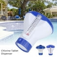 thumbnail image 3 of Large Pool Chemical Dispenser with Thermometer Pool Chlorine Floater for 3 inch Chlorine Tablets, 3 of 7