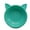 Sky Blue, variant on Happy Date Pet Food Bowl Cat Face Shape, Food and Water Non Slip Anti Skid Stackable Pet Puppy Dishes for Small Dogs and Cat