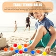 thumbnail image 5 of EeaseCA 100pcs 3.2cm Lottery Balls Colorful Balls Table Tennis Ball Party Game Ball Prop (Assorted Color), 5 of 5
