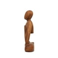 thumbnail image 5 of G6 Collection 8" Wooden Handmade Mini Yoga Figurines, Yoga Pose Statue, Yoga Room Studio Decor, Mindful Home Decor Yogi Gift, Decorative Shelf Decor Objects - Lotus Pose, 5 of 6