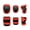 Red, variant on Kids Protective Gear, Knee Pads and Elbow Pads 6 in 1 Set with Wrist Guard and Adjustable Strap for Rollerblading Skateboard Cycling Skating Bike Scooter