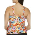 thumbnail image 2 of Anne Cole Signature Womens Plus Size Splash Garden Underwire Tankini Top Style-22PT20174 Swimsuit, 2 of 2