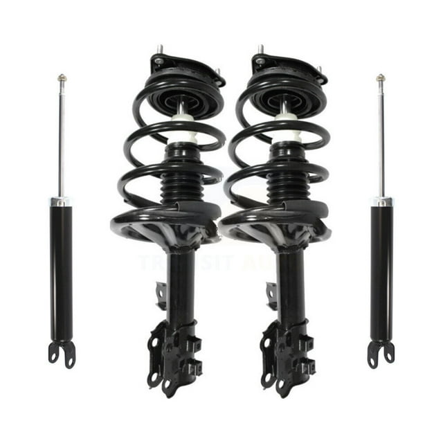 Transit Auto Front Rear Complete Suspension Shocks Strut and Coil Spring Mount Assemblies Kit for Car Hyundai Elantra - Left Right Side (Driver Passenger) K78M-100087