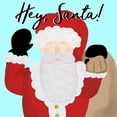 thumbnail image 3 of Wilson, Kali 20x20 Black Modern Framed Museum Art Print Titled - Hey Santa, 3 of 5