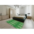thumbnail image 4 of Ahgly Company Indoor Rectangle Patterned Stoplight Go Green Area Rugs, 4' x 6', 4 of 6