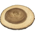 thumbnail image 3 of Lipper International 1066 Acacia Lazy Susan Large Slab with Bark Rim, Brown, 3 of 8