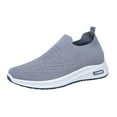 thumbnail image 6 of Mepaouo Mens Walking Shoes Lightweight Mesh Running Slip on Fashion Tennis Sneakers Knit Casual Flats, 6 of 7