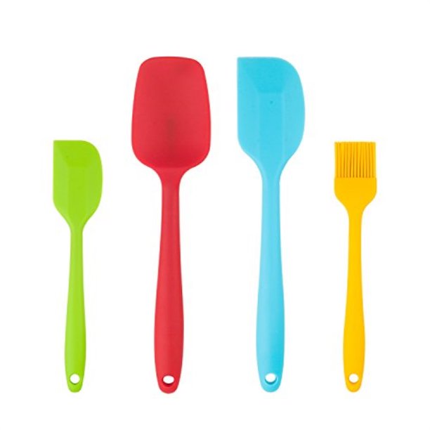 Silicone Spatula Set of 4 Small Silicone Spatula Silicone Spoon Set