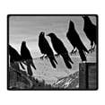 thumbnail image 1 of RYLABLUE Crow Blanket Fleece Throw Blanket for Sofa or Bed 58x80 inches, 1 of 3