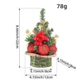 thumbnail image 2 of onlyliua ¡ ¡Ofertas Del Día! ¡Liquidación! Mini Bolas de Navidad En Agujas, Pequeños de Adorno de Navidad, Simulación de Escritorio, Adorno de Navidad, Pequeños de Regalos, 2 of 4