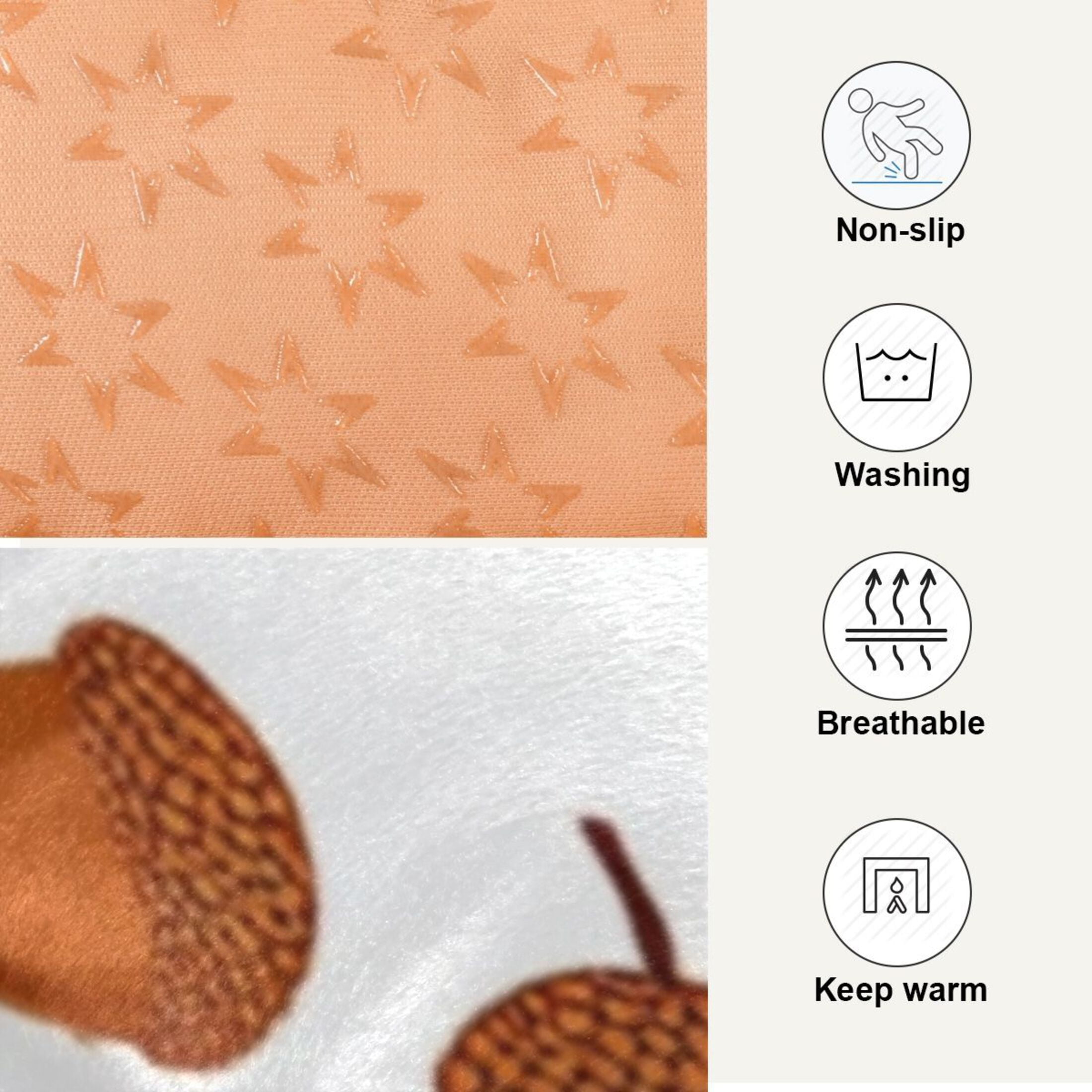 Cozy Mat Pet Bed Indoor Outdoor Warm Soft For Cat Dog Puppy(S/M) Red Orange Yellow Autumn Leaves