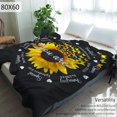 thumbnail image 4 of Christian Gifts for Women Soft Flannel Inspirational Religious Blanket Bible Verse Scripture Prayer Throw Blanket 60"X50", 4 of 6