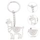 thumbnail image 5 of CRILSTYLEO Llavero Alpaca En Con Creativo Colgante Para Llaves O Maletas, 5 of 8