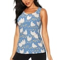 thumbnail image 3 of Goofa Funny Chicken Printed Womens Workout Tops for Women Sleeveless Yoga Shirts Athletic Running Tank Tops Sleeveless Gym Clothes Workout Apparel-Medium, 3 of 9