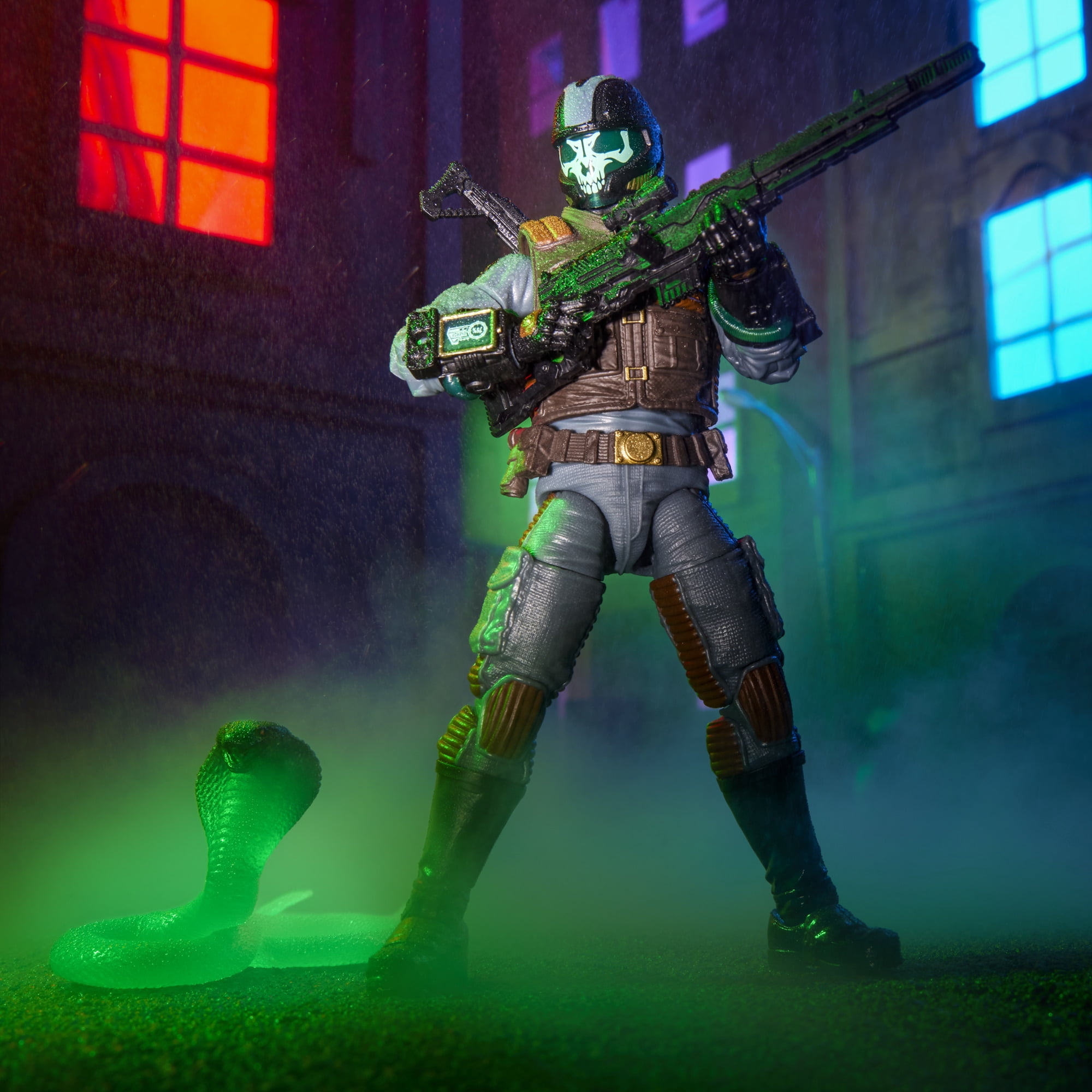 G.I. Joe Classified Series 170, Ghost Viper & D.I.R.E. (Dread-Inducing Responsive Energy) Beasts, 6” Action Figure and Pet