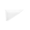 thumbnail image 3 of Mini Serve White Plastic Mini Triangolo Appetizer Plate - 4" x 2" - 100 count box, 3 of 11