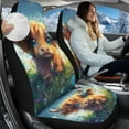 thumbnail image 3 of Uorisanigo Car Seat Cover for Cars SUV Trucks, Soft Comfy Cute Baby Highland Cow Vehicle Seat Protection Covers, Universal Fit 2-Pack Auto Seats Covers Front Seats Only, 3 of 7