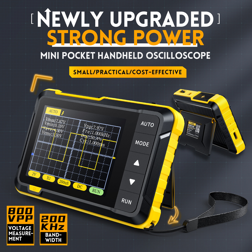 Portable Digital Oscilloscope with 400V Voltage