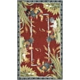 thumbnail image 2 of Safavieh Chelsea Lanford Animal Wool Area Rug, Burgundy, 2'9" x 4'9", 2 of 9