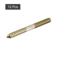 thumbnail image 3 of M10x100mm Hanger Bolts, 12 Pack Double Head Thread Dowel Screws, 3 of 5