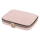 thumbnail image 1 of Estuche acolchado portátil de viaje para 12 correas de reloj, accesorios y almacenamiento, duradero. Rosa claro, 1 of 9
