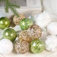 thumbnail image 4 of Under 10 Dollars Christmas Ball Ornaments for Christmas Trees, 16Pcs Fall Christmas Tree Decorations, Luxury Hanging Ball Ornaments for Christmas Thanksgiving Harvest Winter, Best Gifts!, 4 of 5