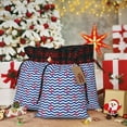 thumbnail image 6 of Rocae Nautical Anchors Print Christmas Drawstring Linen Gift Bag with Drawstrings Treat Bag Goody Present Bags for Christmas Party Favor, 6 of 8