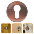 thumbnail image 1 of SOPOTUTU Plaque de Couvercle de Trou de Porte Marron Accessoire de Trou de Serrure Lot de 1, 1 of 6