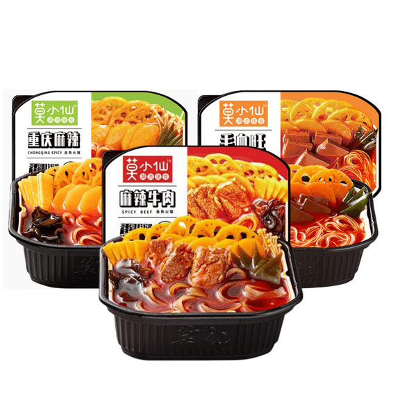 Moxiaoxian Self Heating Hot Pot no Electric 1.2lb, Pack of 3