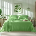 thumbnail image 2 of Marquess 4 Pieces Microfiber Flannel Sheet Set, Queen Size Dark Grey Color, Deep Pocket Beding Sheets, 2 of 7