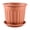 Red, variant on Retro Faux Ceramic Planter, Breathable Root Control Plant Pot, Vintage Stylish Flower Container, Sturdy Rhizome Management Pot for Indoor Green Plants, Succulents and Modern Home Decor