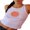 Orange, variant on Michellecmm Women's Summer Crop Tank Tops Fruit Print Crew Neck Slim Vest