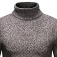 thumbnail image 4 of Fall Savings 2024! TAGOLD Men Fall Winter Sweater Tops Clearance,Men's Casual Top Casual Sports Top Long Sleeved Turtleneck Sweater Top/shirt, 4 of 4