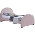 thumbnail image 1 of Meridian Furniture Brody Lit Jumeau en Velours Rose, 1 of 6
