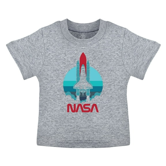 Creative Knitwear NASA Launch Boy's and Girl's Tee Shirts - Infant and Toddler, Oxford, 24 Months