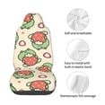 thumbnail image 4 of Daiia Frog Hold Strawberry Printed Car Seat Cover - Waterproof & Sweatproof - Universal Fit, Machine Washable, Non-Slip - Seat Protector for Car, Truck, SUV, Van (1 Pack), 4 of 5