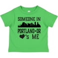 thumbnail image 3 of Inktastic Portland Oregon Someone Loves Me Skyline Boys or Girls Toddler T-Shirt, 3 of 5