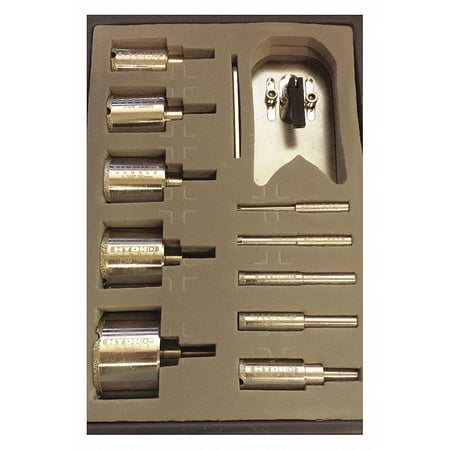 

Hydro-Handle Glass Stone Tile Drill Set 10pc Diamond HHBLKIT