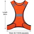 thumbnail image 2 of High Visibility Safety Vest (200 M) With Pockets For Running Cycling Hiking Jogging At Nightyellow, 2 of 4