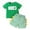 Green, variant on Tkrady Toddler Outfits for Boys Spring Summer New Cute Cartoon Embroidery Short Sleeve T Shirts Top Elastic Waist Shorts Set, Sizes 0-4 Years