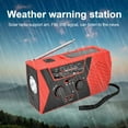thumbnail image 5 of CVLNCYCLING Clearance Solar Garden Lights,Decorative Solar Lights,Emergency Solar Hand Crank Dynamo 4000mAh Weather Radio Flashlight Charger, 5 of 9