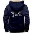 thumbnail image 2 of Yeat Rapper Zipper Hoodie Men's Long Sleeve Jacket Fashion Streetwear Thickened Winter Coat, 2 of 3