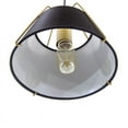 thumbnail image 4 of Yosemite Home Décor Gemini 48-Light Chandelier in Matte Grey Finish with Ribbed Glass Micro-Shades, 4 of 5