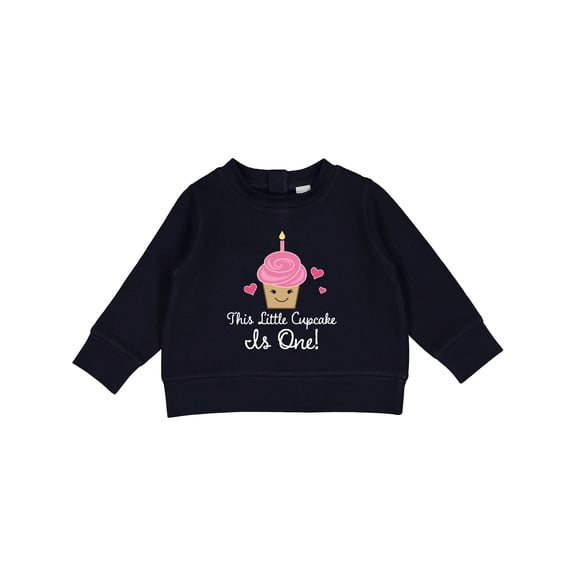 Inktastic 1st Birthday Cupcake Girls Cute Baby Sweatshirt