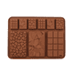 thumbnail image 1 of Molde Silicon para Barras  y Tabletas para Chocolates Belug, Marron, 1 of 5