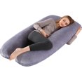 thumbnail image 2 of U-Shaped Pillow For Women To Relieve Abdominal Pain, Pure Cotton Waist Side Sleeping Pillow-sebneei, 2 of 4