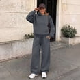 thumbnail image 2 of SUNBS 2 Piece Outfit for Women Lounge Sets Oversized Hoodie Wide Leg Pants Casual Fall Loungewear Sweatsuit, 2 of 9