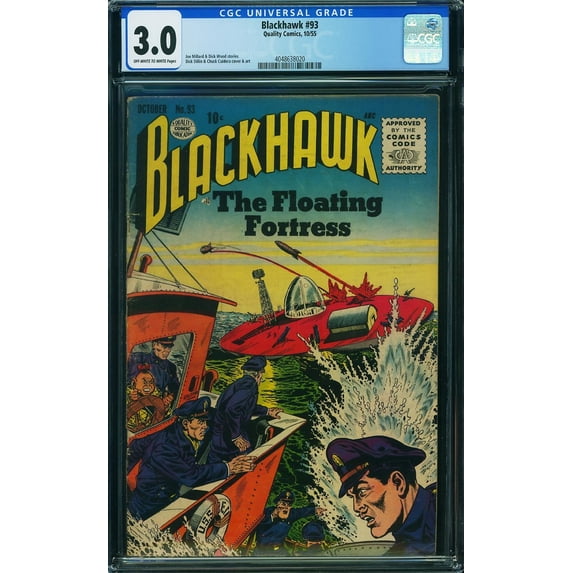 Blackhawk #93 - CGC 3 Comic Book